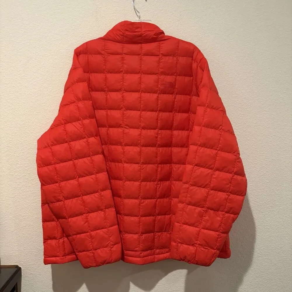 NWT Mens The North Face Thermoball Eco Full Zip Jacket Puffer Fiery Red Size 3X